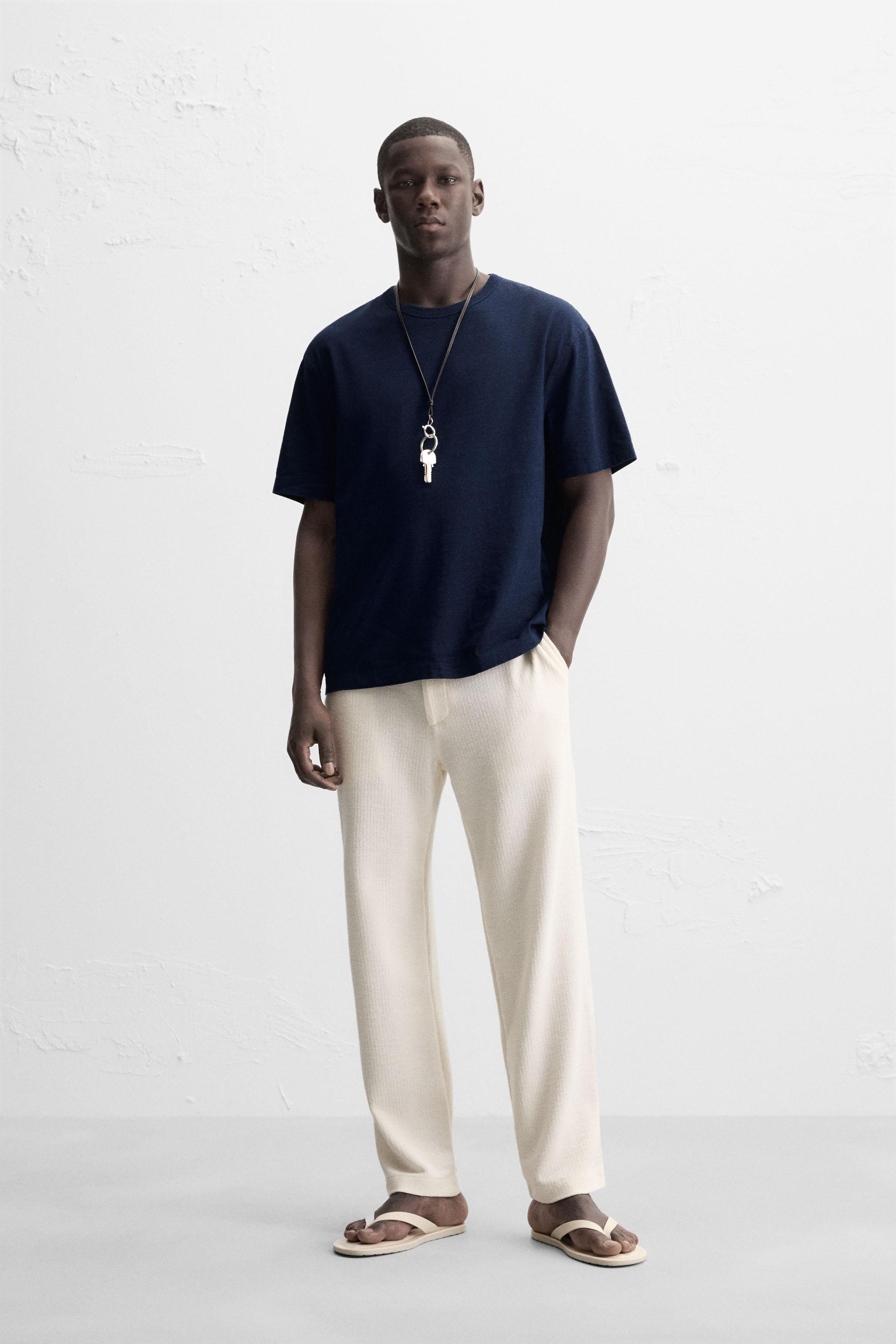 PANTALON CHINO TEXTURÉ